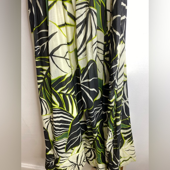 NWOT JOIE MAXI FLORAL Tropical Leaf Print Maxi Dress - Picture 4 of 11